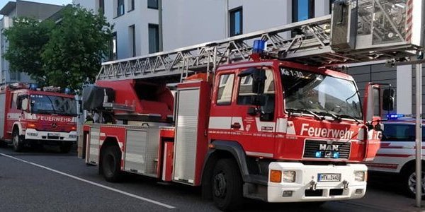 Ausgelöste Brandmeldeanlage