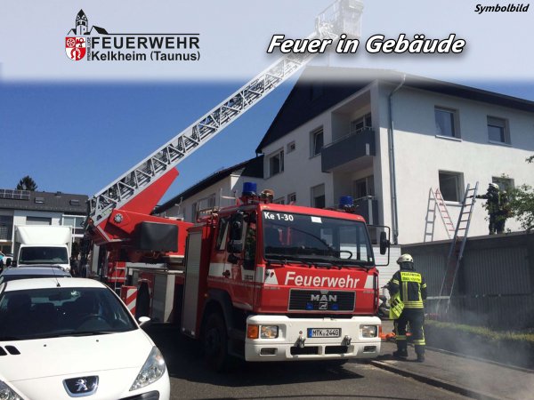 Brand im Gebäude