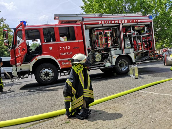 Kleinbrand in Garten