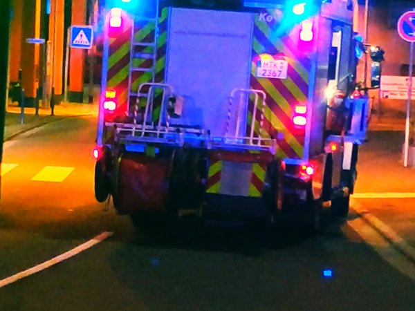 Brandmeldeanlage in Alarm