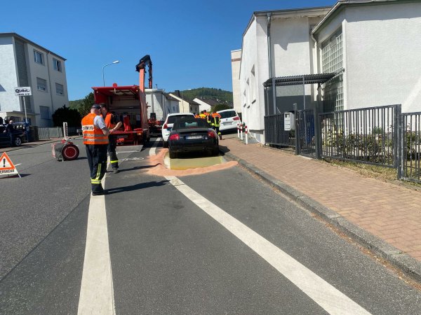 Verunreinigung der Straße