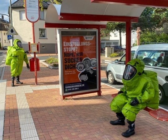 Grüne Männchen unterwegs