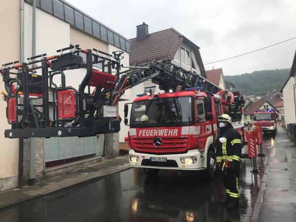 Personenrettung über DLK