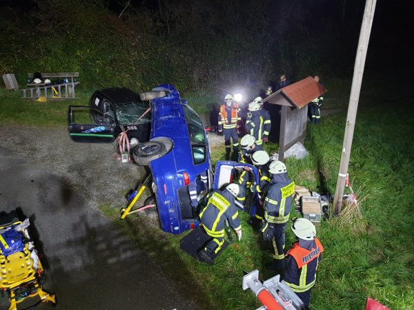 Übung Verkehrsunfall