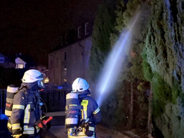 Brand am Gebäude