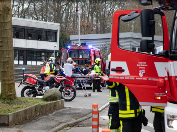 Einsatznachbesprechnung „Feuer in Schule“