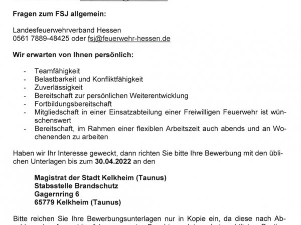 🧑‍🚒FSJ in der Feuerwehr🧑‍🚒