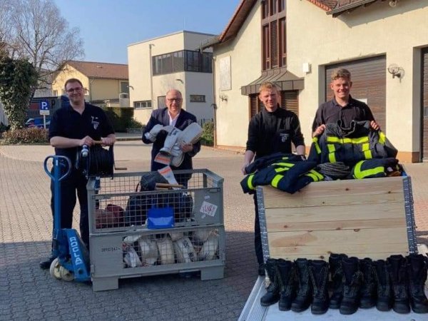 Feuerwehrgeräte für die Ukraine