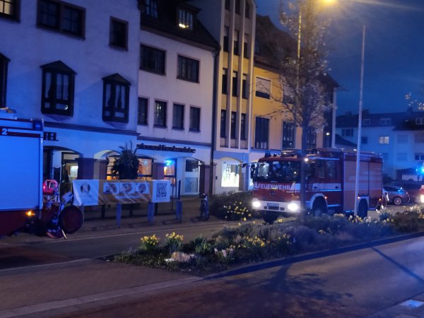 Brandmeldeanlage in Alarm