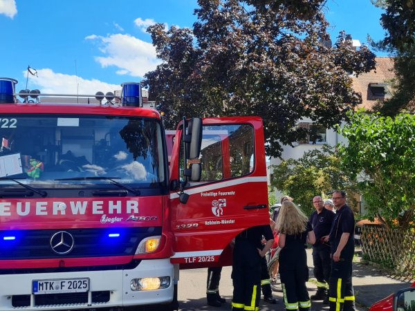 Brand im Freien