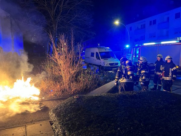 Brand im Freien