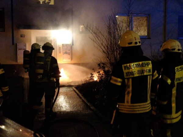 Brand im Freien