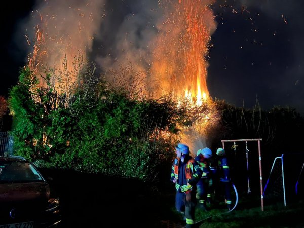 Brand am Gebäude