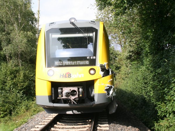 Verkehrsunfall mit Zug