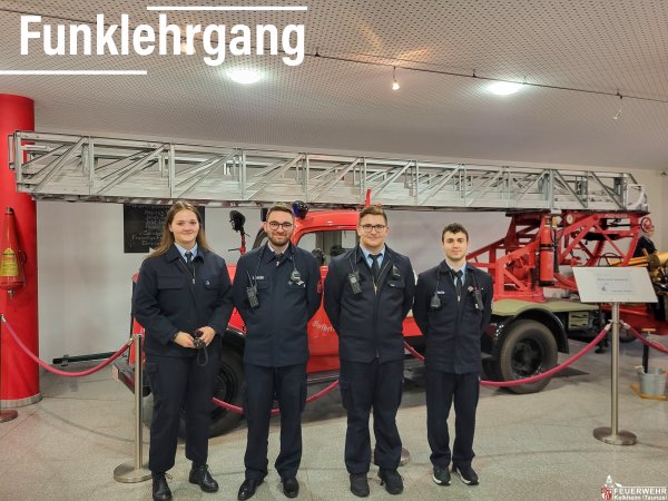 🧑‍🚒Vier neue Sprechfunker in Kelkheim🧑‍🚒