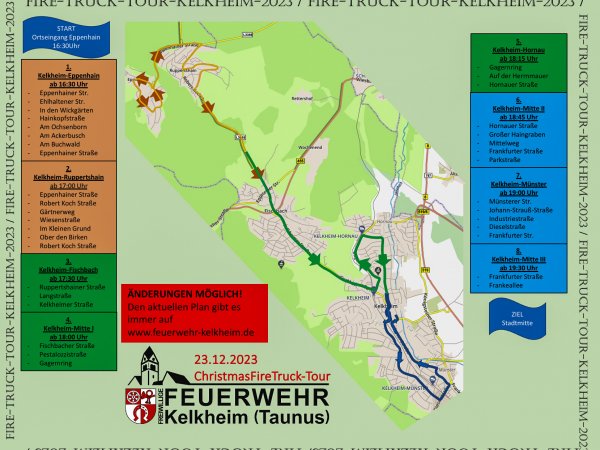 🚒🎄Heute ist FireTruckTour🎄🚒