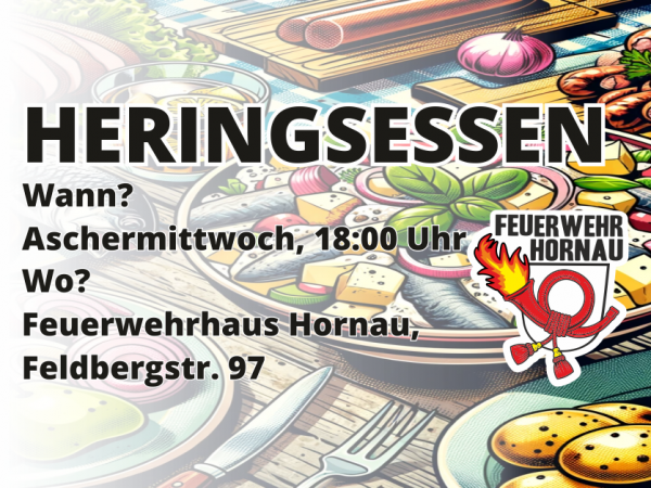 Heringsessen bei der Feuerwehr Hornau