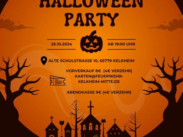 👻🎃Halloweenparty in Kelkheim-Mitte🎃👻