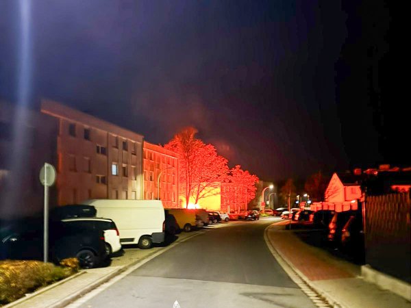 ÜLZ – Mülltonnenbrand