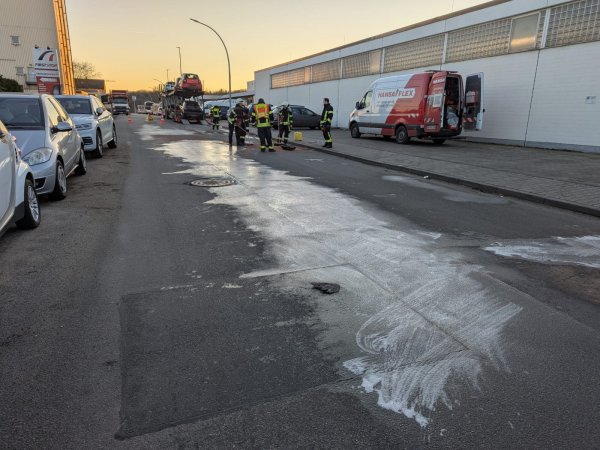 Ausgelaufene Betriebsstoffe