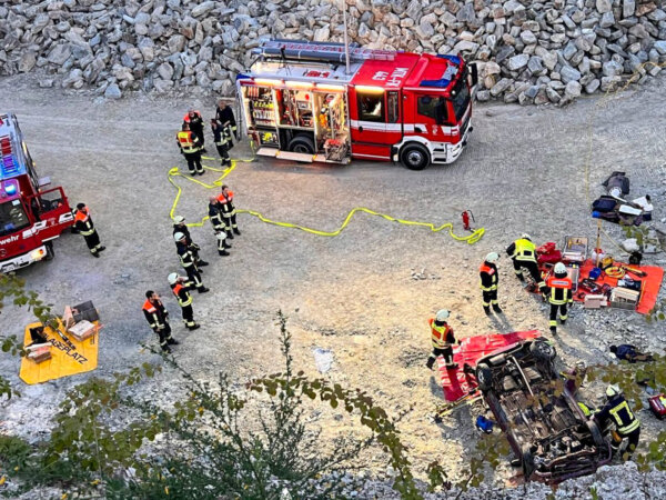 Einsatzübung im Steinbruch 🪨🚧