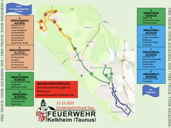 🎄🚒Christmas Fire Truck Tour 2025🚒🎄
