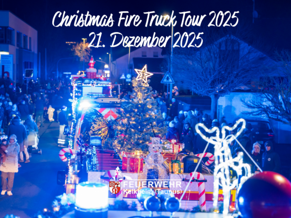 🎄🚒Christmas Fire Truck Tour 2025🚒🎄